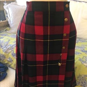 Franco’s wool pleated skirt Size 12